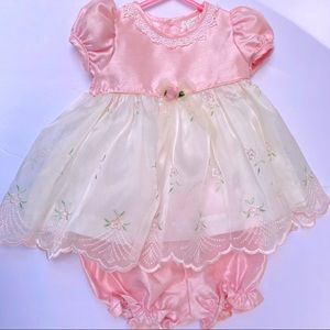 Girls Short sleeve Formal Dress sz 12 months